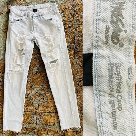 Mossimo Supply Jeans Mossimo Denim Midrise Boyfriend Crop